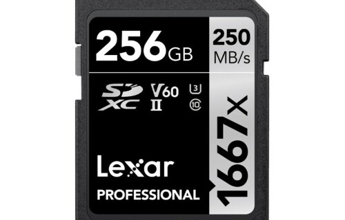 Pamäťová karta Lexar SDXC 256GB Pro 1667x UHS-II U3 V60 R250/W120