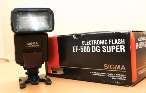 Blesk SIGMA EF-500 DG SUPER pre Canon