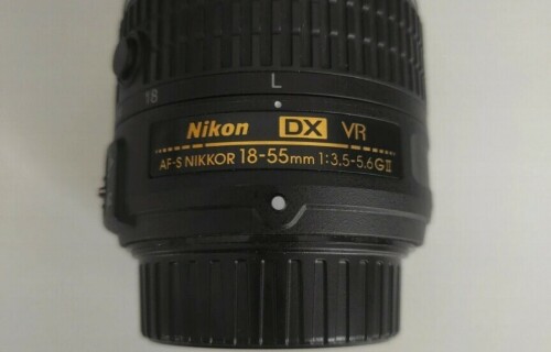 af-s DX nikkor 18 – 55mm f/3.5 – 5.6G VR II